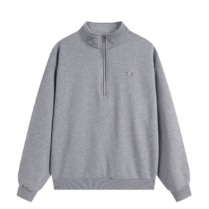 Home alo yoga half zip pullover(heather grey)丨oem customized