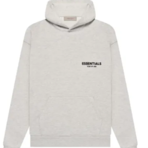 fear of god essentials hoodie (ss22, light heather oatmeal)丨oem customized