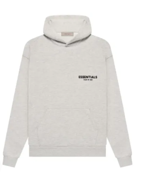 fear of god essentials hoodie (ss22, light heather oatmeal)丨oem customized fear of god essentials hoodie (ss22, light heather oatmeal)丨oem customized