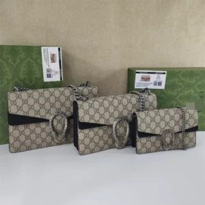 gucci dionysus gg supreme/leather shoulder bag | copy version